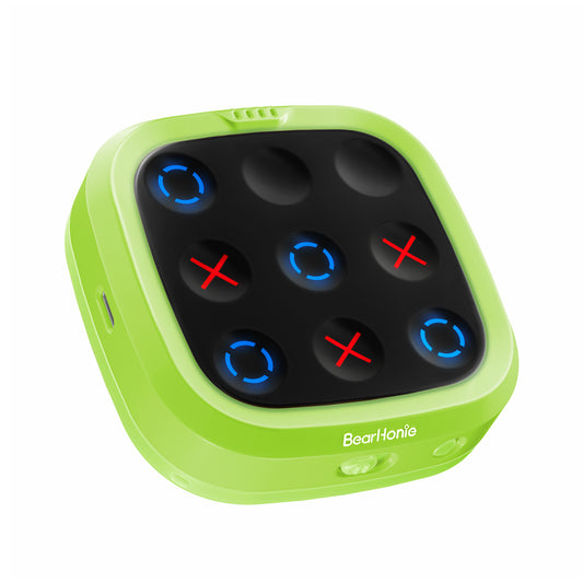 BearHonie 4-in-1 Handheld Tic Tac Toe Game