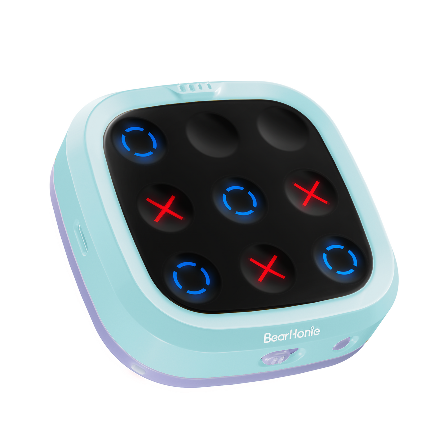 BearHonie 4-in-1 Handheld Tic Tac Toe Game